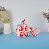 HULIANFU Pumpkin Kusama Yayoi  Artist Modern Sculpture Polka Dot Art home interior Decorations office arts wedding christmas