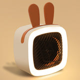 HULIANFU Portable Mini Heaters for Home Cute Electric Heaters Hot Fan Heater Plug in Winter Warmer Overheat Protection Small Warmer Mute