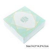 HULIANFU StoBag 5pcs Egg Yolk Crisp Cookie Baking Packing Box Donuts Chocolate Gift Clear Window Birthday Christmas Event &amp; Party Favors