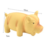 HULIANFU Pets Dog Toys Screaming Chicken Squeeze Sound Toy Rubber Pig Duck Squeaky Chew Bite Resistant Toy Puppy Training Interactive
