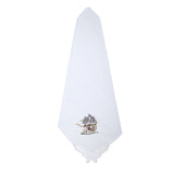 HULIANFU Mayitr 6pcs Vintage Women Ladies Embroidered Hankies Napkin Portable Butterfly Lace Flower Hankies Floral Cloth Handkerchief