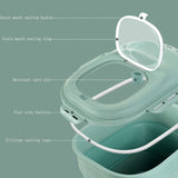 HULIANFU Pet Dog Food Storage Container 23L Dry Cat Food Box Bag Moisture Proof Seal Airtight with Measuring Cup Kitten Litter Products