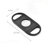 HULIANFU Stainless Steel Cigar Cutter New Metal Classic Guillotine Scissors Gift Portable Smoking Accessories Gifts For Man cool gadgets