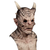 HULIANFU Steam Skull Halloween Mask Realistic Latex Full Face Creepy Skull Head Headgear Horror Mask Party Halloween Decoration