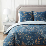 HULIANFU Topfinel Bedding Sets 100%Pure Cotton Soft Comforter Pattern Duvet Cover Pillow Shams Bedding Cover Double Single 3 PCS Bed Set
