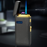 HULIANFU Windproof Arc Usb Lighter Gas Lighter Metal Survival Torch Turbo Lighters Plasma Lighter Survival Lighters Gadgets for Men