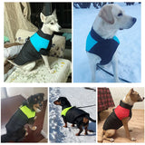 HULIANFU New Waterproof Big Dog Vest Jacket Winter Warm Pet Dog Clothes For Small Large Dogs Puppy Pug Coat Dogs Pets Clothing 4XL 5XL