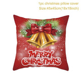 HULIANFU Santa pillowcase Happy New Year 2023 Xmas Gifts  Christmas Decor For Home Merry Christmas Ornament Navidad Natal Xmas Gifts