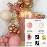HULIANFU Macaron Balloons Garland Arch Rose Gold Confetti Ballon Wedding Birthday Baloon Birthday Party Decor Kids Baby Shower