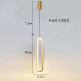 HULIANFU Modern Led Pendant Lamps Gold Black for Dining Room Bedroom Bedside Table Chandelier Minimalist Decor Lighting Suspension Design