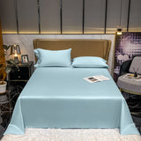 HULIANFU OLOEY Flat bed sheet Egyptian cotton 60S bed sheets twin king queen size bed lines  Solid Color Right-angle sheets Rich colors
