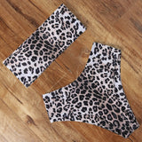 Sexy Animal Printed Bathing Suit Female Push Up Bikini High Waisted Swimsuit Bandage Bikinis Bandeau Swimwear Women Biquini