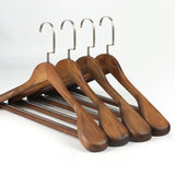 HULIANFU  Wood Clothes Rack Solid Wood Hanger Non-Slip Hangers Clothes Hangers Shirts Sweaters Dress Hanger Drying Rack for Home