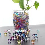 HULIANFU Water Beads Mix Color Crystal Mud Hydrogel Gel Polymer Jelly Balls Home Decor Hydroponics Rainbow Bottle DIY 8-12mm