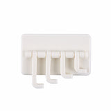 HULIANFU Three Branch Rotatable Seamless Adhesive Hook Strong Bearing Stick Hook Kitchen Wall Hanger Bathroom Kitchen supplies Hooks
