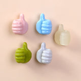 HULIANFU Kitchen Silicone Hook Multi-function Hook Key Storage Hook Wire Data Cable Wall Mount Bathroom Accessories Cute Home Decor
