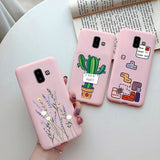 HULIANFU Phone Case for Cover Samsung Galaxy J6  case For Coque Fundas Samsung J6  J 6 Plus  Cases Silicone Soft Back Cover