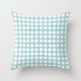 HULIANFU Super Hot Hipster Light Blue Green Mint Cushion Cases Modern Geometry Print Boho Decorative Pillowcase Sofa Couch Throw Pillows