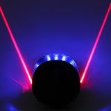 HULIANFU Waterproof Bicycle Cycling Lights Taillights LED Laser Safety Warning Bicycle Lights Bicycle Tail Bicycle Accessories Light
