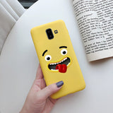 HULIANFU Phone Case for Cover Samsung Galaxy J6  case For Coque Fundas Samsung J6  J 6 Plus  Cases Silicone Soft Back Cover