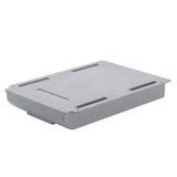 HULIANFU Self Stick Pencil Tray Desk Table Storage Drawer Organizer Box Under Desk Stand Self-adhesive under-drawer storage box