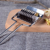 HULIANFU Kitchen Accessories 1PCS Pasta Machine Manual Noodle Spaetzle Maker Stainless Steel Blades Dumpling Maker Pasta Cooking Tools