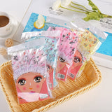 HULIANFU Waterproof Bath Hat Thickened Waterproof And Oil Fume Cap Women Spa Hair Salon Supplies Shower Cap Bathroom Accessories