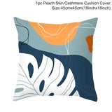 HULIANFU New Style Geometric Yellow Pillowcase Decorative Cushion For Sofa DIY Printed Pillow Chair Car Cushion Christmas Home Decoration