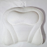 HULIANFU White Butterfly Bath Pillow Breathable Bathroom Cushion Accersories for Home Bathroom Accessories with Suction Cups
