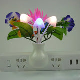 HULIANFU Novelty Night Light US Plug Induction Dream Mushroom Fungus Luminaria Lamp 220V 3 LED Mushroom Lamp led night lights