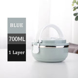 HULIANFU Multi-Layer Stainless Steel  Lunch Box Food Portable Thermal  Lunchbox Picnic Office Kids  Workers School Japanese Bento
