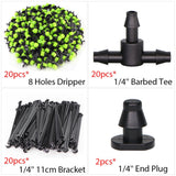 HULIANFU RBCFHl 5-100m 4/7mm PVC Garden Watering Hose  Micro Irrigation Pipe Drip Irriation Tubing Sprikler for Lawn Balcony Greenhouse