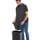 HULIANFU Man Bathroom Apron Men Haircut Storage Waterproof Floral Cloth Male Beard Apron Household Cleaning Male Beard Storage Shelves