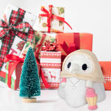 HULIANFU Luminous Couple Cartoon Animal Plague Doctor Beak Stuffed Plush Toy Valentine  Day Beak Doctor Party Prom Props Plush Toy Gifts