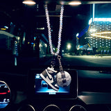 HULIANFU The new creative car pendant male high-end fashion brand basketball shoes crystal car pendant car decor