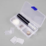 HULIANFU New 10 Slots Cells Colorful Portable Jewelry Tool Storage Box Container Ring Electronic Parts Screw Beads Organizer Plastic Case