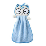 HULIANFU New Arrival Cute Cartoon Thickened Towel Kitchen Hanging Water Towel Kitchen Dining Home Tool