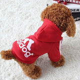 HULIANFU   XS-9XL Adidog Pet Dog Clothes for Small Medium Big Large Dogs Cotton Hooded Sweatshirt Hot Selling Warm Two-Legged Pets Jacket