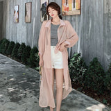 Hulianfu Women Blouse Sun Protection Fashion Long Lantern Sleeve Outerwear Sheer All-match Thin Beach Street Comfort Korean Style Leisure