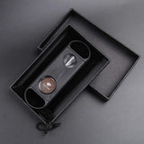 HULIANFU NEW Cigar Cutter Sharp Stainless Steel Cigar Guillotine Black Pocket V-Cut Cigar Accessories Scissors Drop Shipping