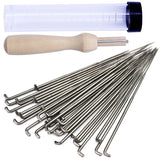 HULIANFU MIUSIE 1-30 PCS Wool Felt Needle Felt Needle Felting Starter Kit Felting Needles Felt Diy Package for Felting with Bottle