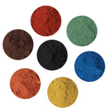 HULIANFU Iron oxide pigment cement tinting red yellow black green blue pastel tile paint color DIY Manually Paving Concrete molds 100g