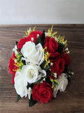 HULIANFU Metal Candle Holders Flowers Vase Candlestick Centerpieces Road Lead Candelabra Centerpieces Wedding porps Christmas decoration