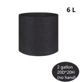 HULIANFU Planting Bag Black/Grey Potato Fabric Vegetable Seedling  growing pot garden tools 1-15 Gallon Eco-Friendly Grow bag