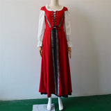 hulianfu Chemise Cardigan Women Renaissance Queen Costume Irish Festival Medieval Dress Halloween Outfit For Adult Plus Size