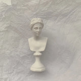 HULIANFU Nordic Mythology David Mini Statue Imitation Plaster Statue Desktop Decoration Ornaments Portraits Bust Drawing Practice Crafts