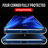 HULIANFU Transparent Phone Case For Xiaomi Mi 9T Poco M3 X3 Pro F3TPU Cover Case Redmi K20 Pro for Mi 12 Pro 11 Ultra Lite Poco X4 M4 pro