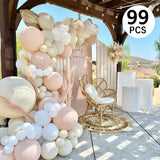 HULIANFU Macaron Balloons Garland Arch Rose Gold Confetti Ballon Wedding Birthday Baloon Birthday Party Decor Kids Baby Shower
