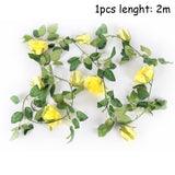 HULIANFU Wedding Decoration 10-40cm Rattan Wreath Metal Hoop Wreath Decor Floral Hoop Christmas Decor for Home Hanging Artificial Flower