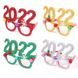 HULIANFU 2023 Christmas Headbands Christmas Tree Reindeer Antlers Hairband Xmas Party Kids Hairhoop  Christmas Glasses Photo Booth Props